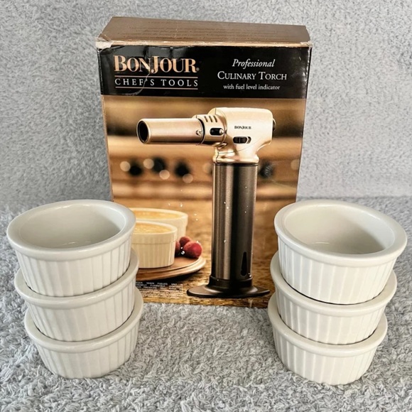 BonJour Chef’s Tools Kitchen Crme Brle Dessert Set Professional
